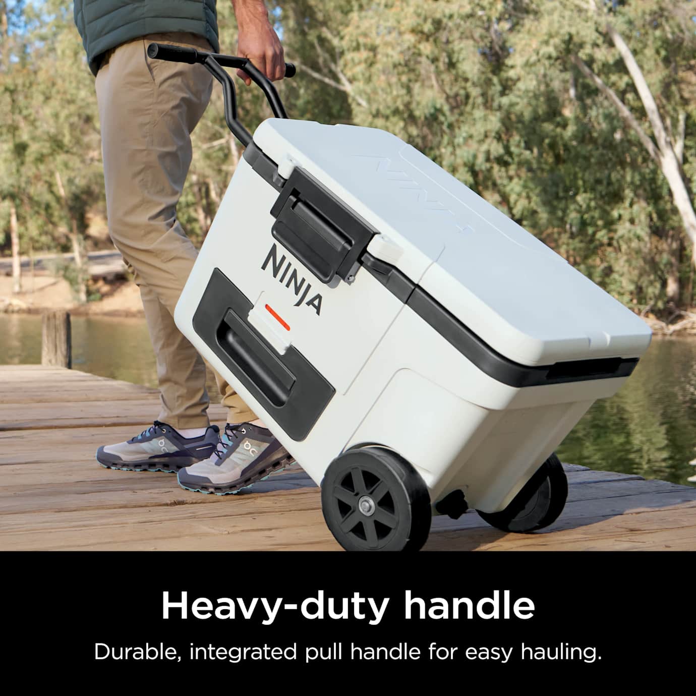 Ninja FrostVault™ 45qt Cooler with Wheels in Yellow | SharkNinja