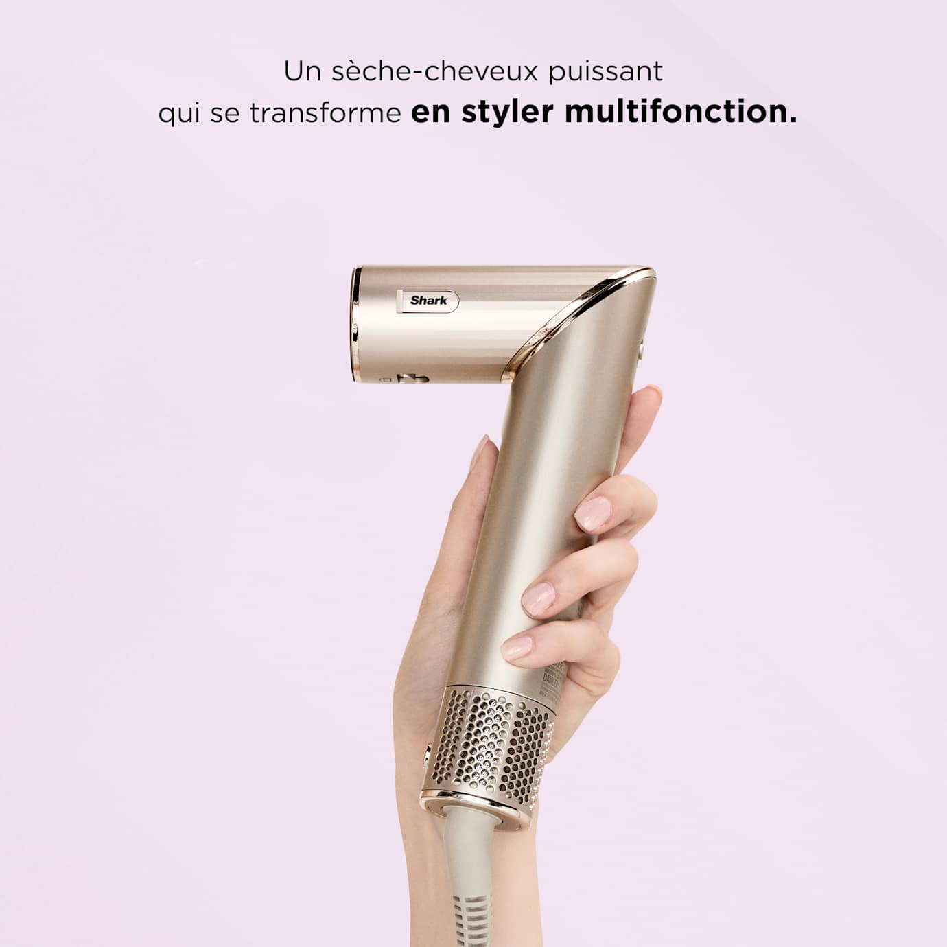 Shark FlexStyle HD446SLEU StarDust — visuel officiel 8 du styler et de ses fonctions