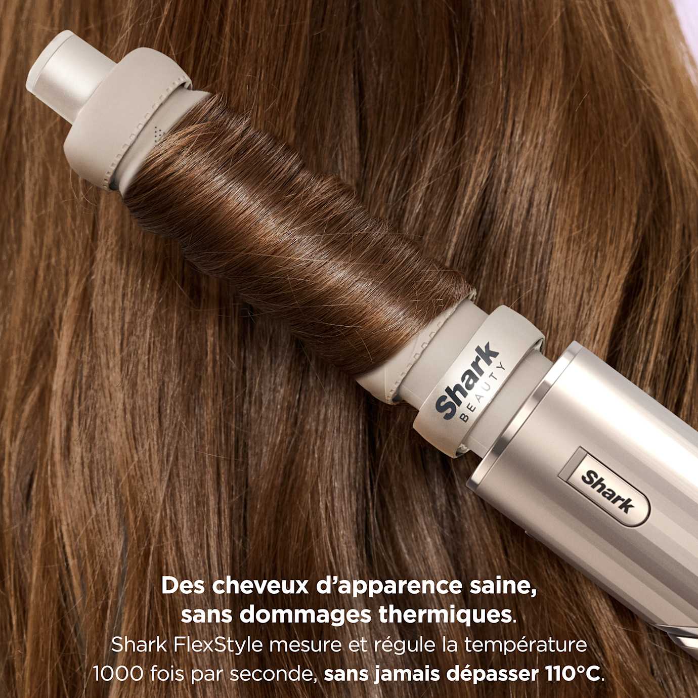 Shark FlexStyle HD446SLEU StarDust — visuel officiel 3 du styler et de ses fonctions
