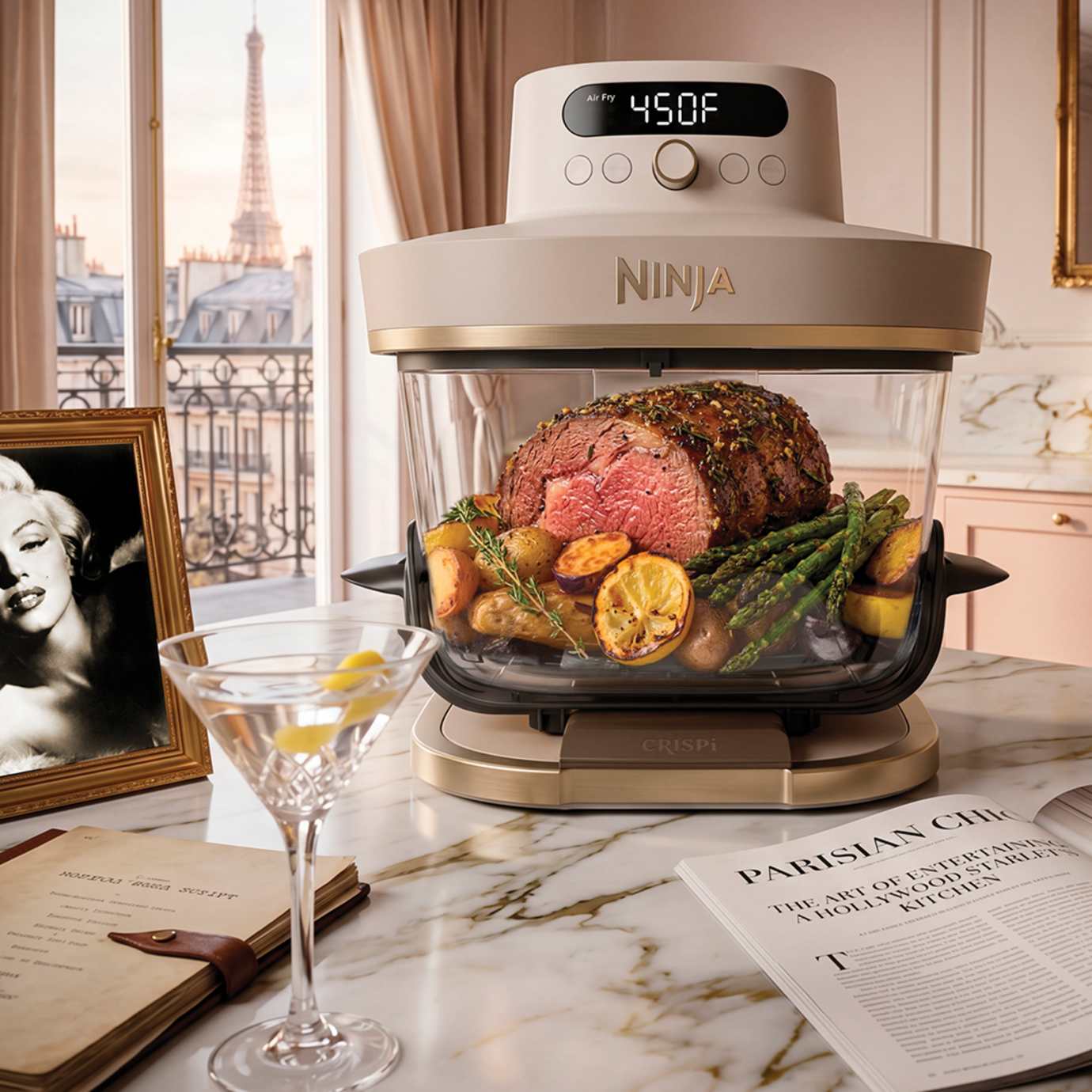 Ninja Crispi Pro 6-in-1 Glass Air Fryer