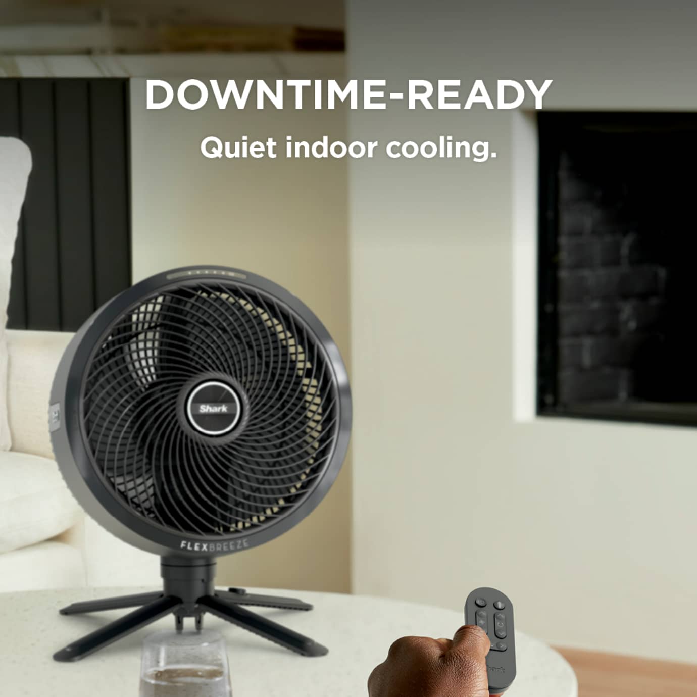 Shark FlexBreeze™ Pro Mist Indoor Outdoor Pedestal & Table Fan