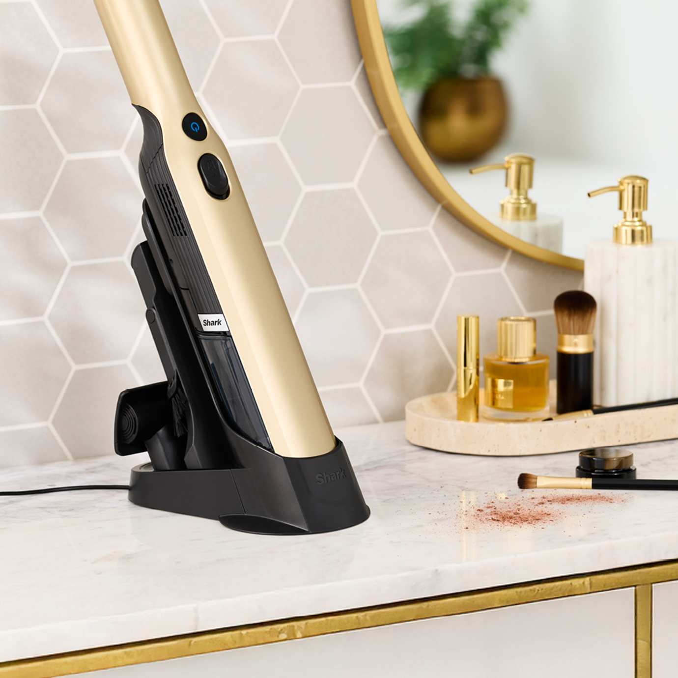 Shark® WandVac® Cordless Handheld Vacuum in French Gold | SharkNinja