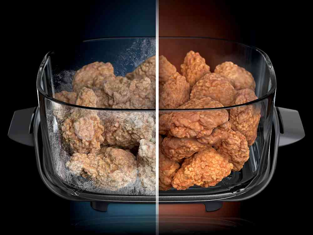 Du congelé au croustillant en quelques minutes