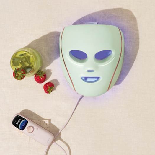 Shark CryoGlow&trade; LED Face Mask in Strawberry Matcha
