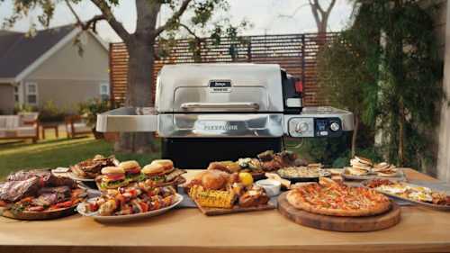 Backyard food lineup