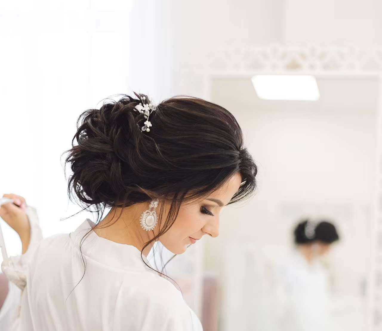 femme avec un mulet