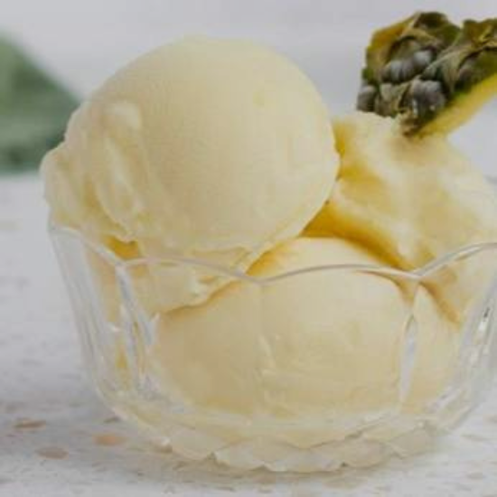 Easy Pineapple Sorbet