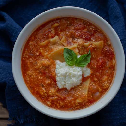 Lasagna Soup
