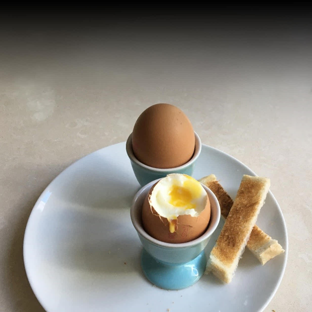 Air Fried Boiled Eggs