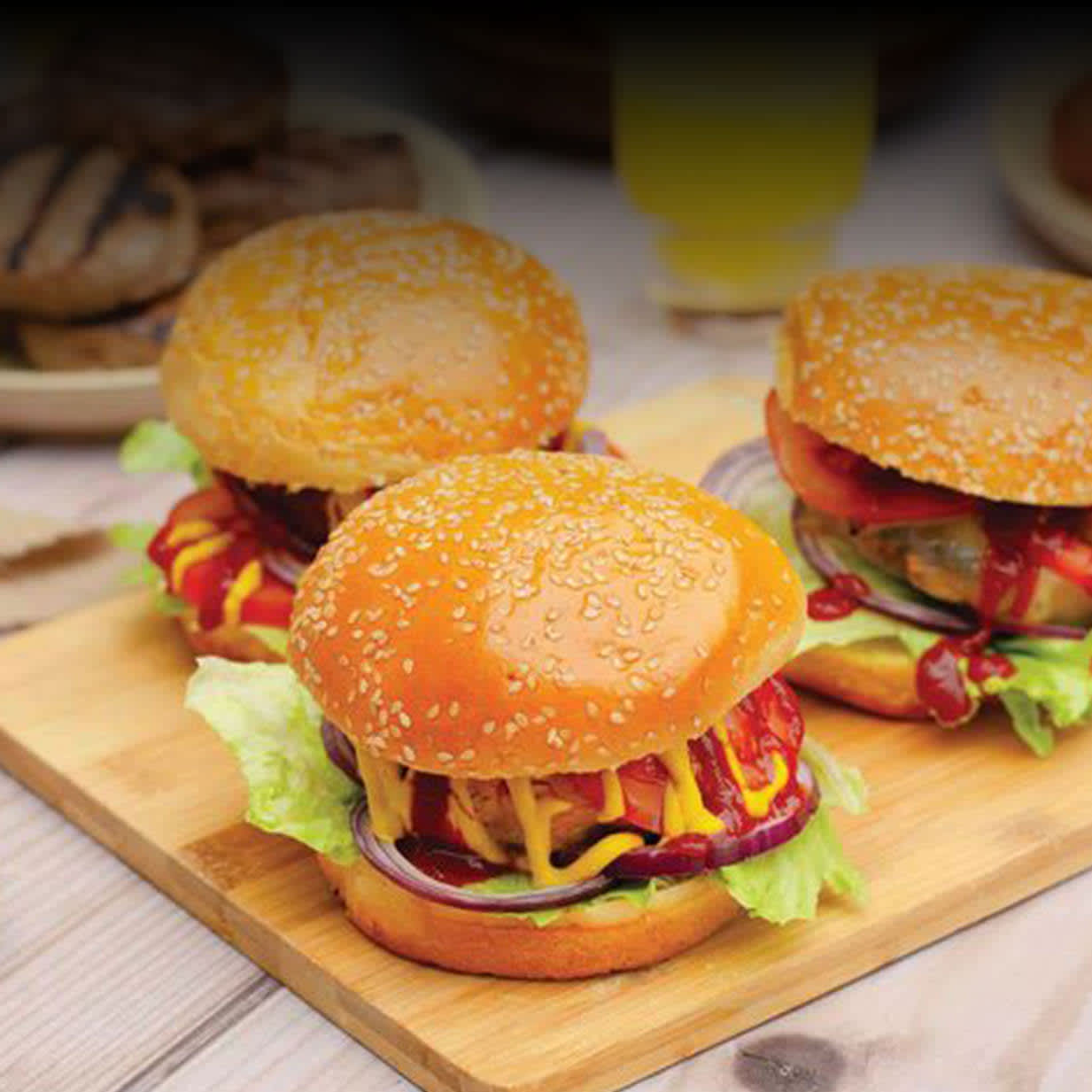 Smoked Beef Burgers