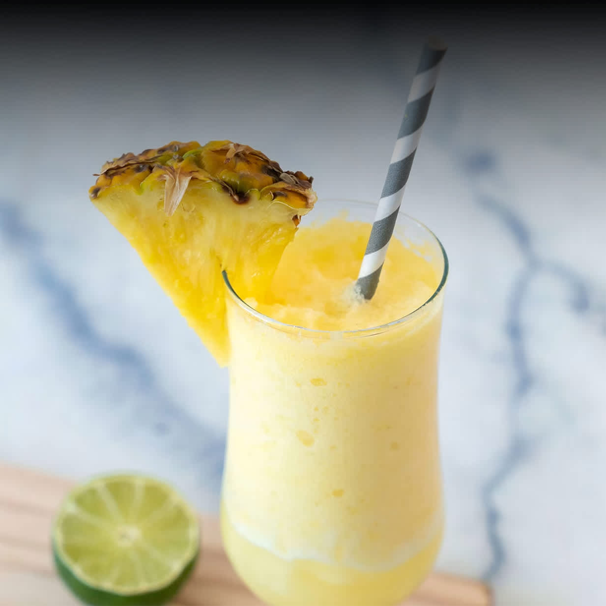 Frozen Pina Colada Cocktail