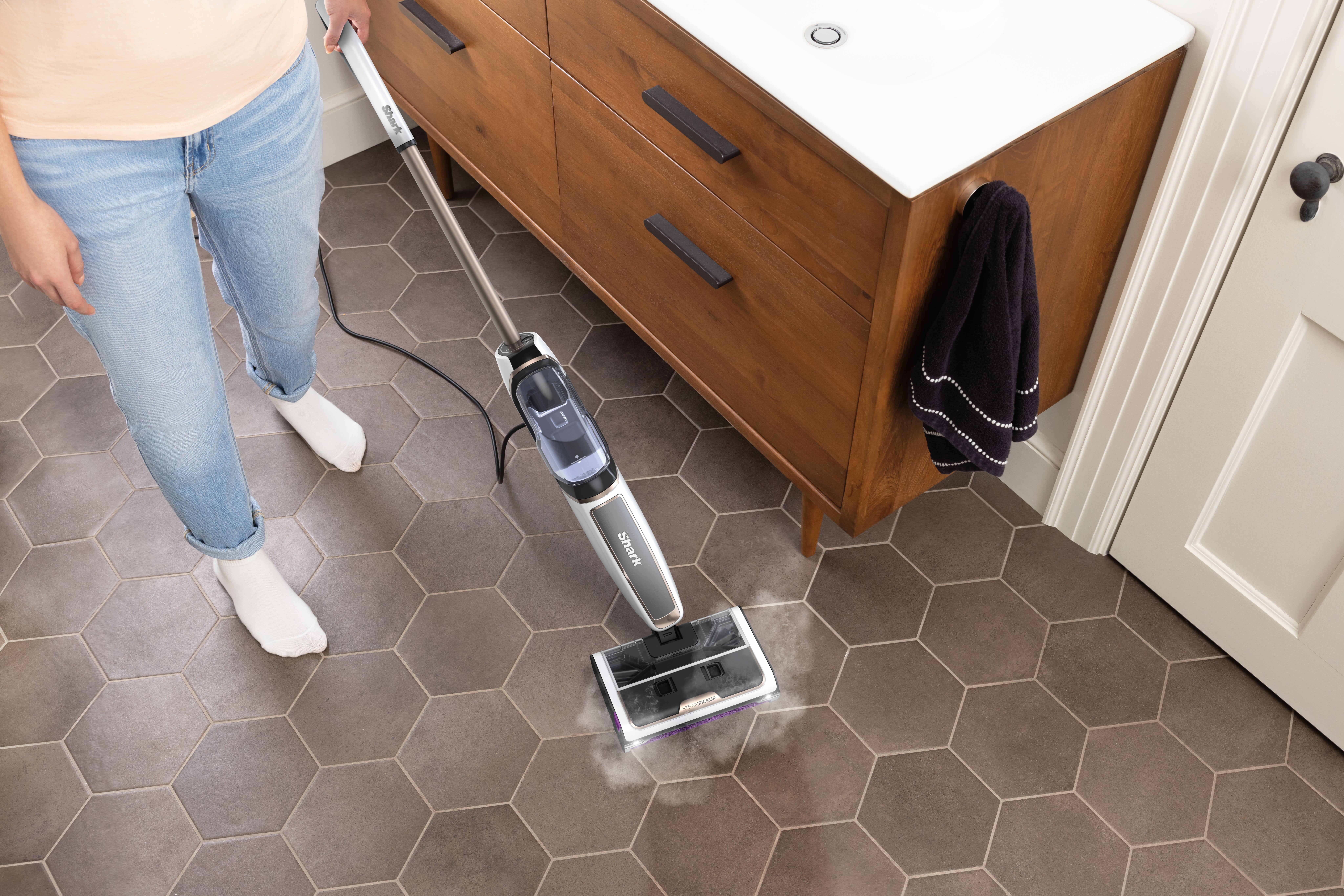 Image montrant le balai vapeur SteamPickUp