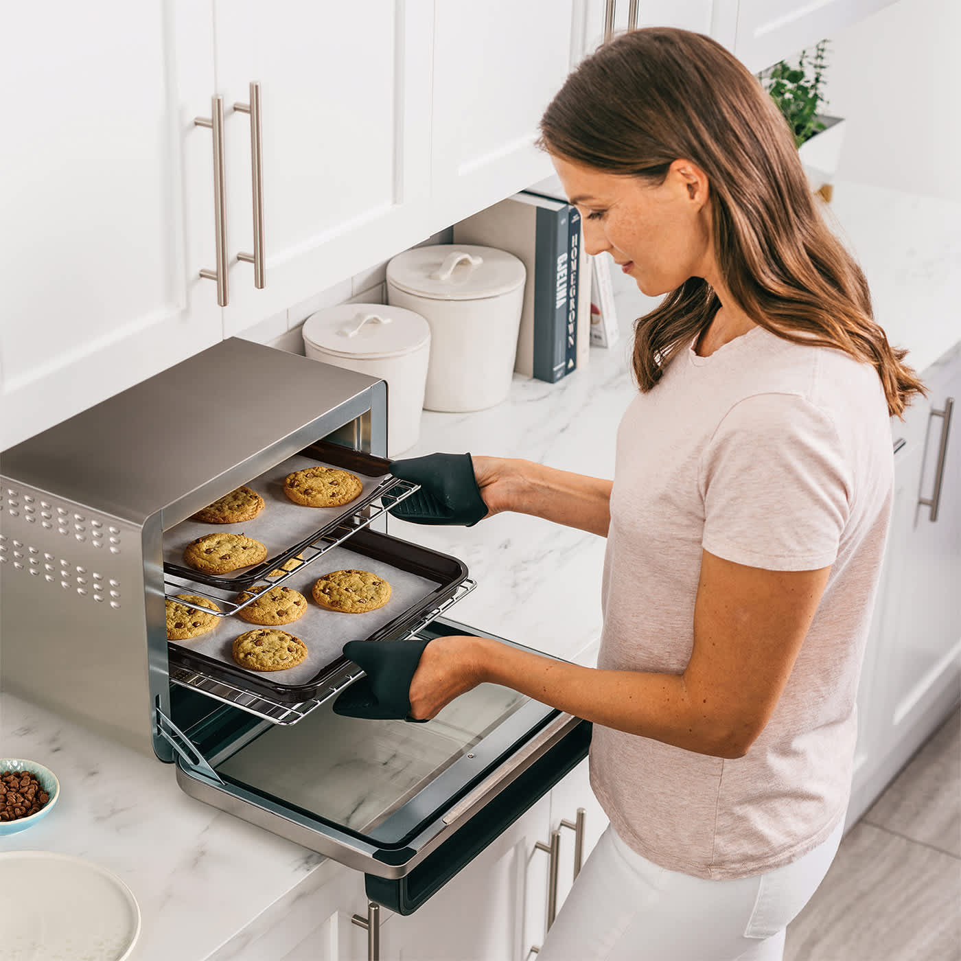 Gebackene Cookies im Ninja Foodi 10-in-1 XL Multifunktionsofen