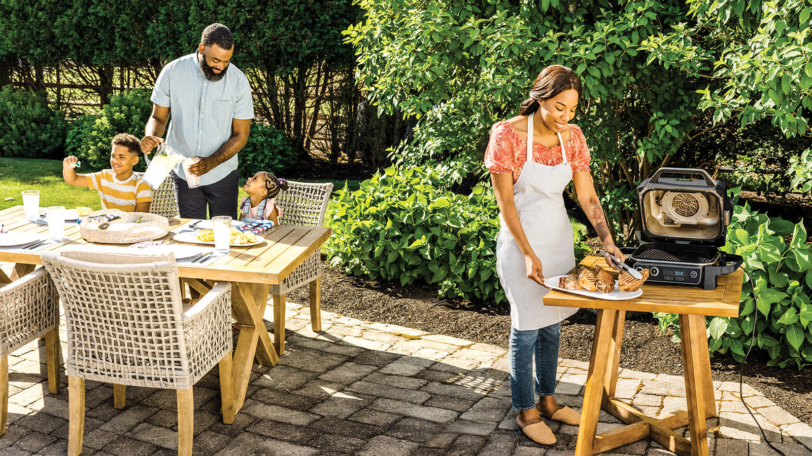 outdoor grill familie