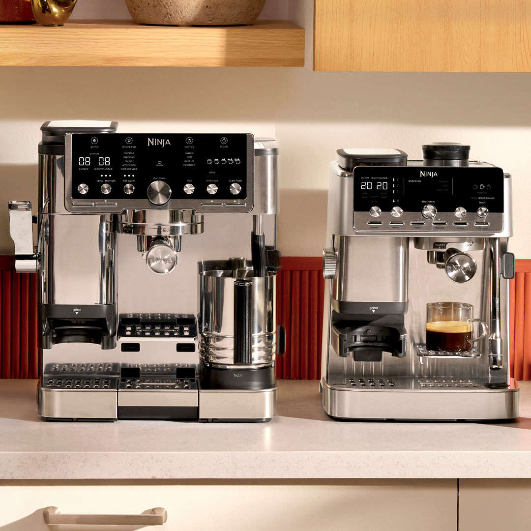 Ninja Luxe Caf&eacute; MINI Plus im Gr&ouml;&szlig;en-Vergleich zur Ninja Luxe Caf&eacute;