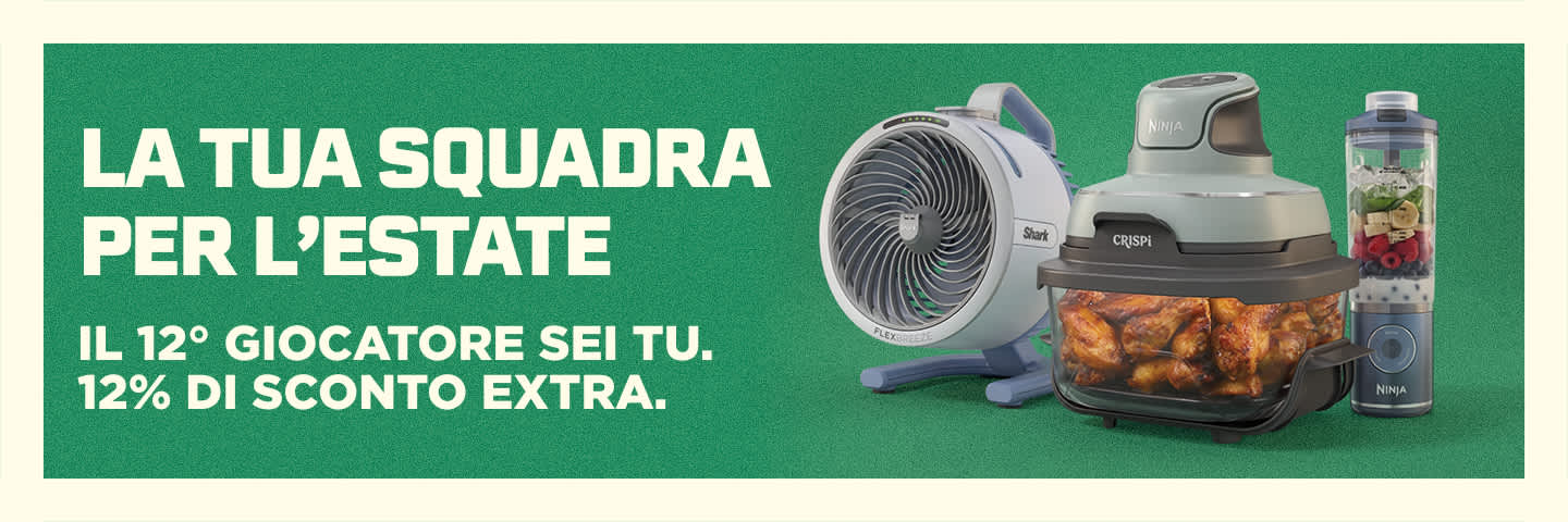 La tua squadra per l'estate | Il 12&deg; giocatore sei tu | 12% di sconto extra