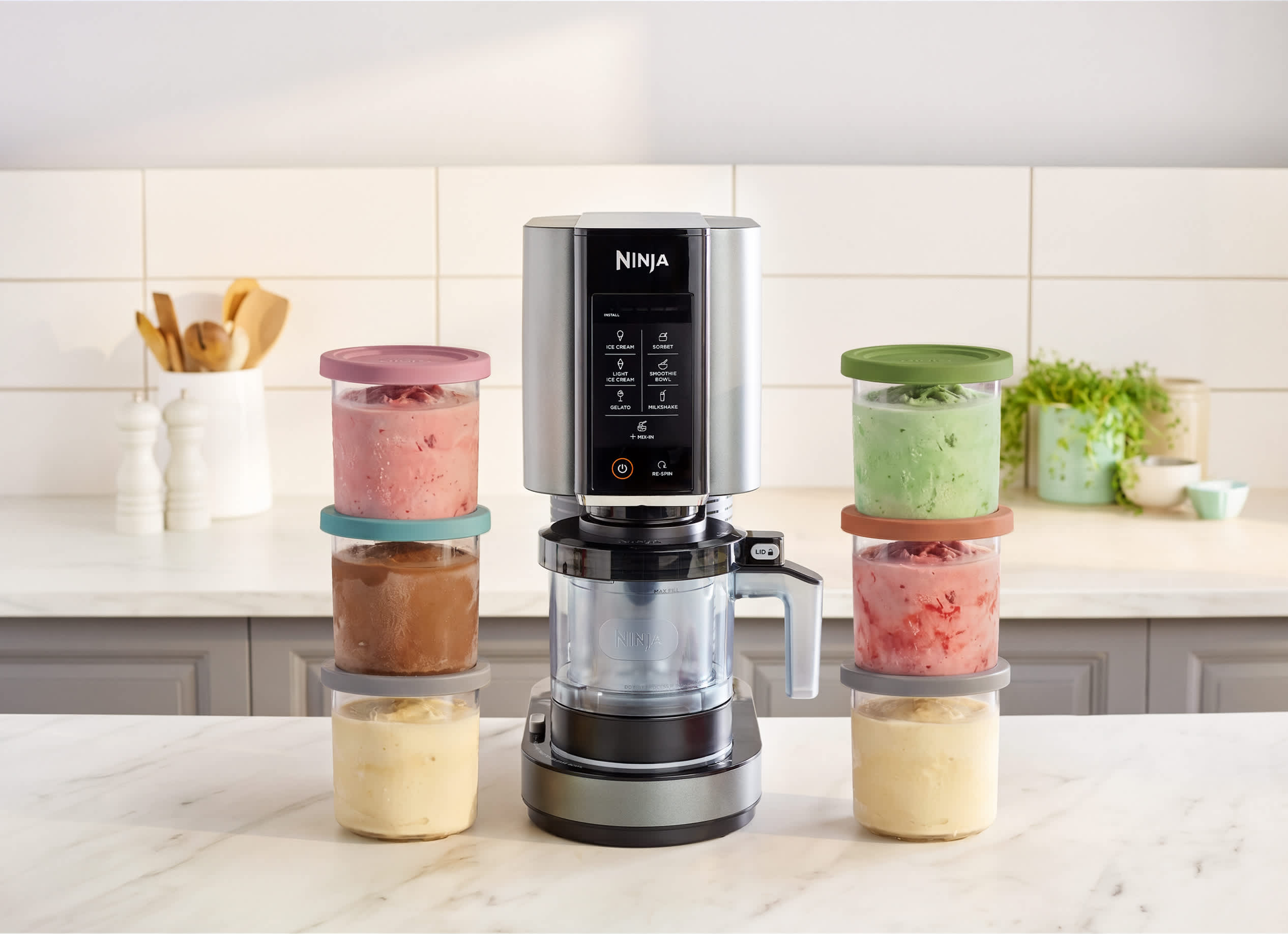 Gelatiera Ninja CREAMi con vasetti aggiuntivi