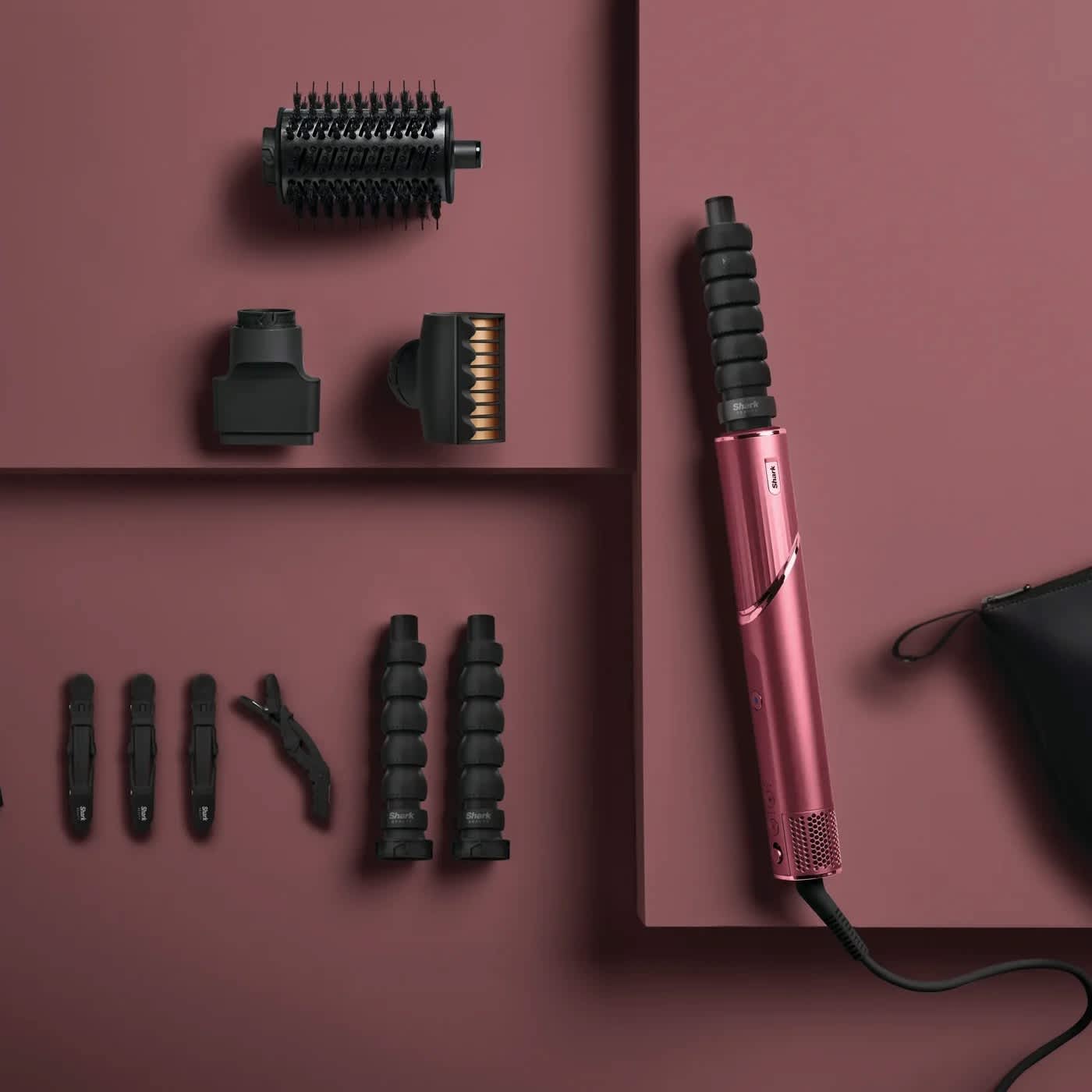 Asciugacapelli e Styler Shark FlexStyle Cherry Pink