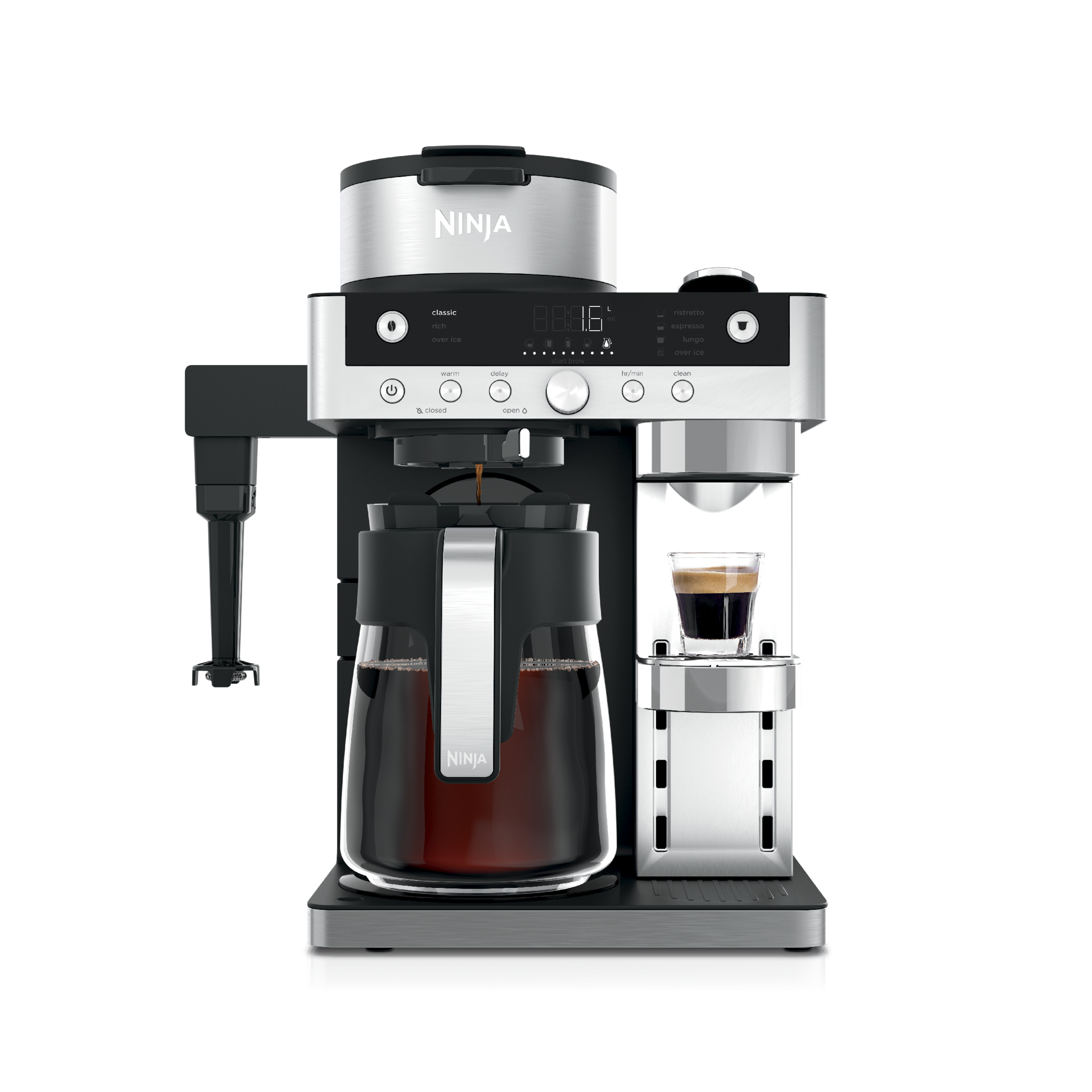 Machine &agrave; caf&eacute; filtre et capsules Ninja Prestige
