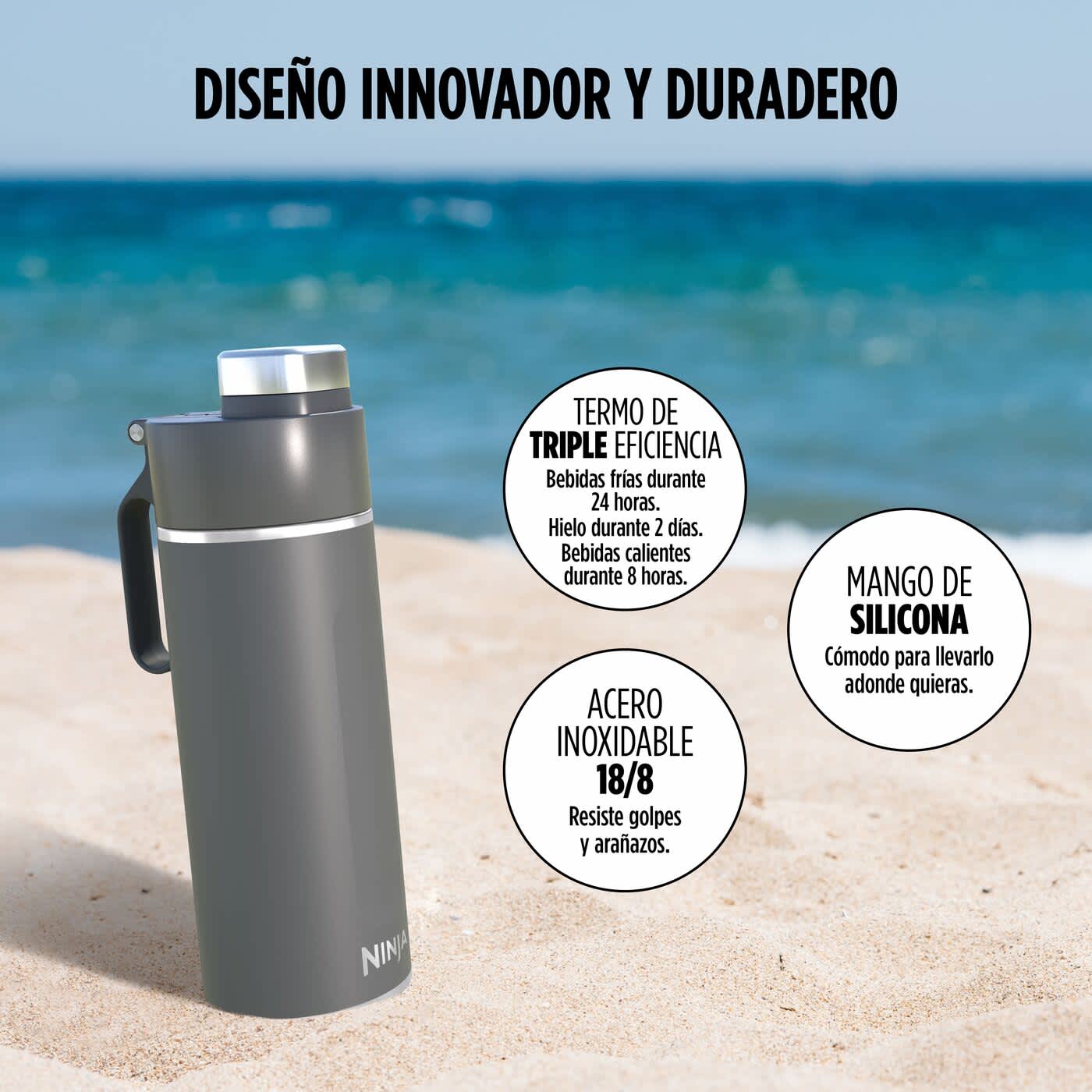 Batidora de vaso ninja con los 2 vasos incluidos y muchas bebidas alreadedor