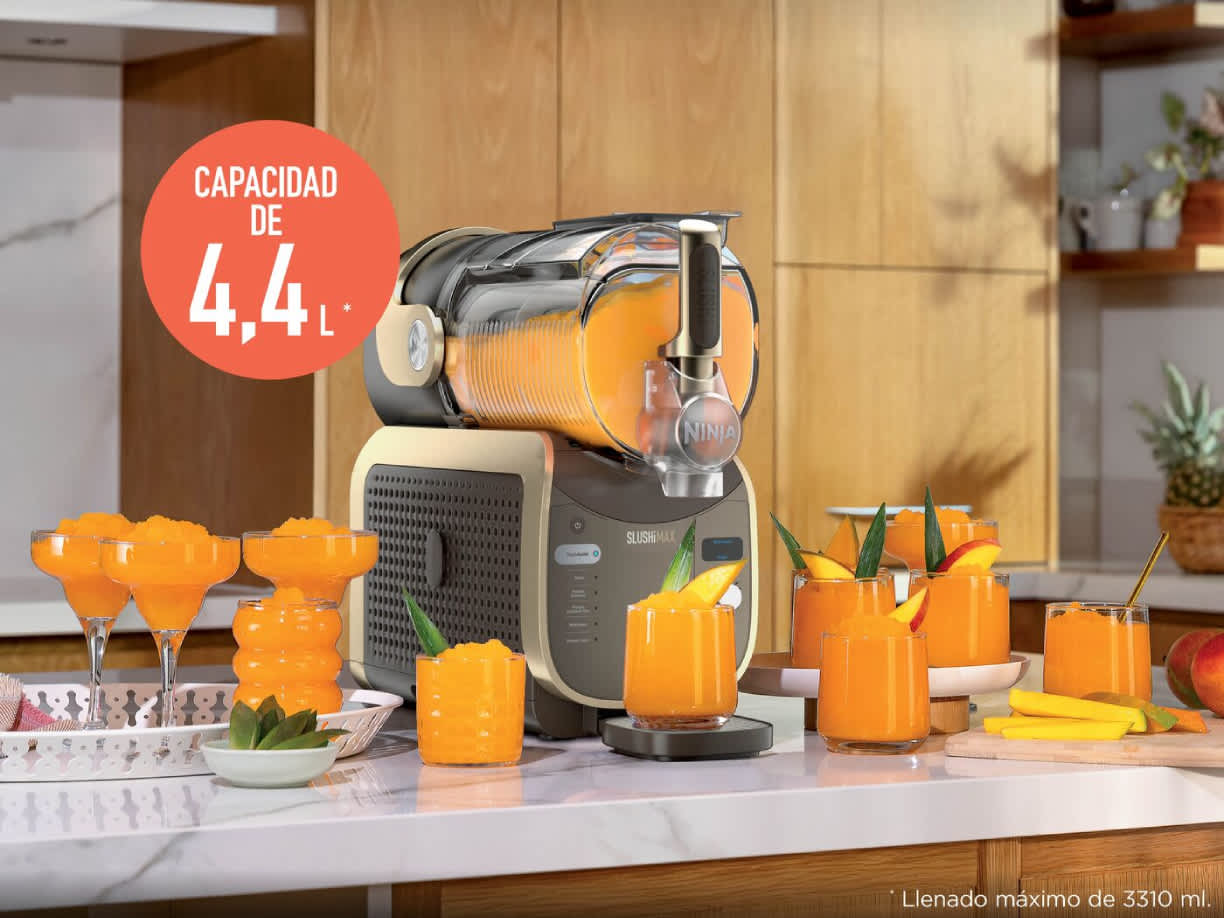 ninja slushi max: capacidad de 4,4L