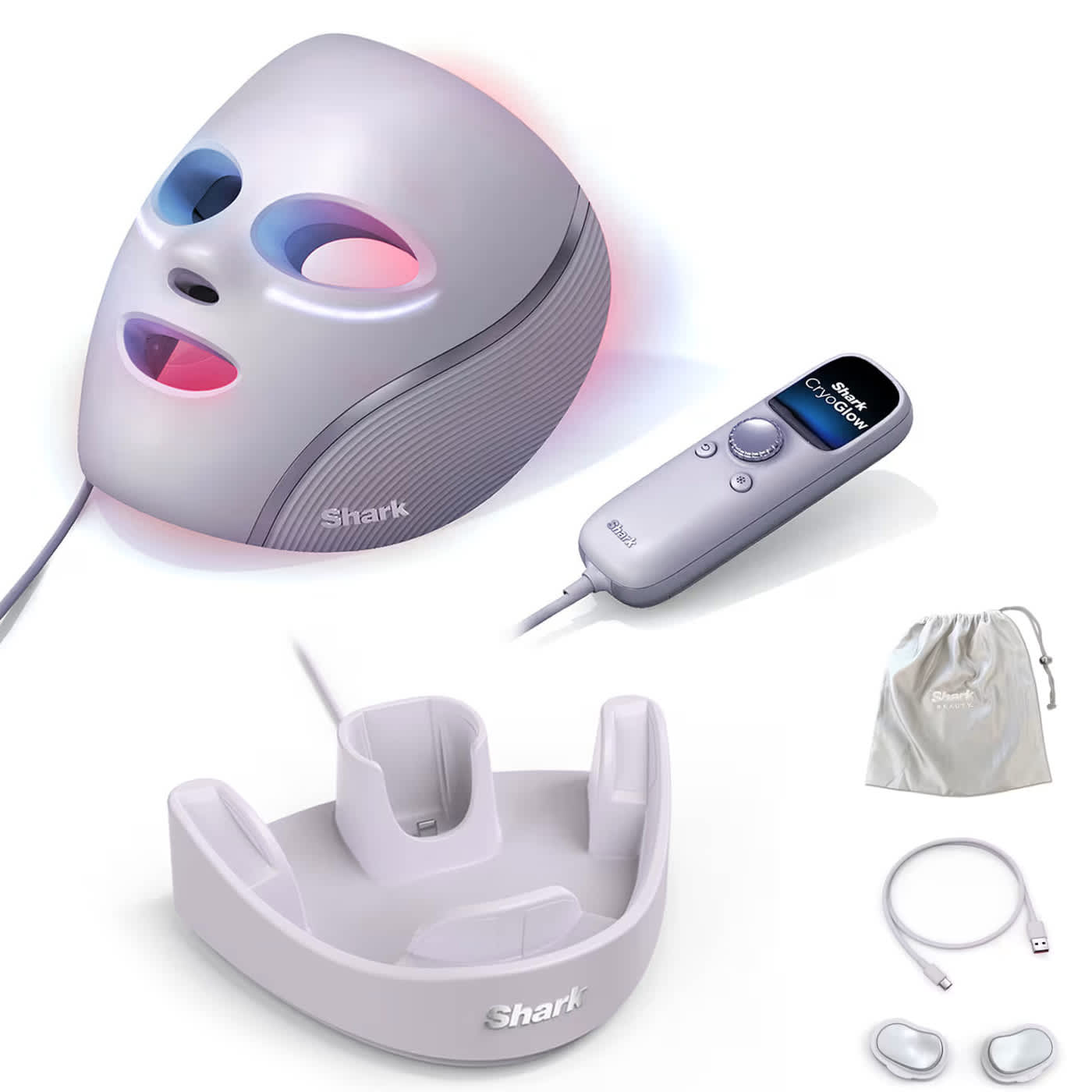 accesorios de la m&aacute;scara LED shark cryoglow