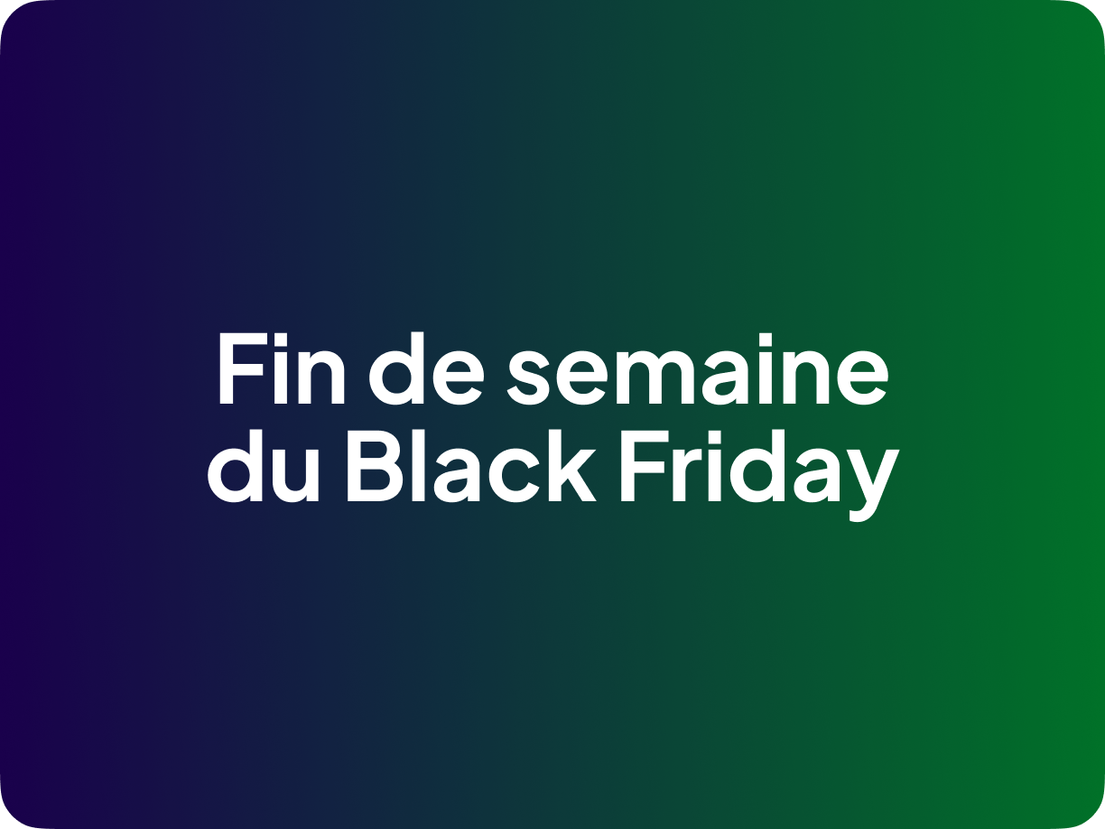 Black Friday Weekend