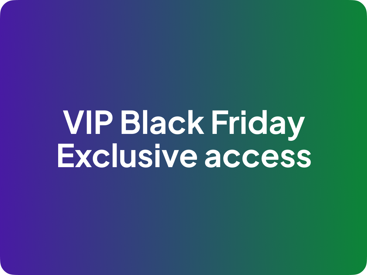 Pre Black Friday
