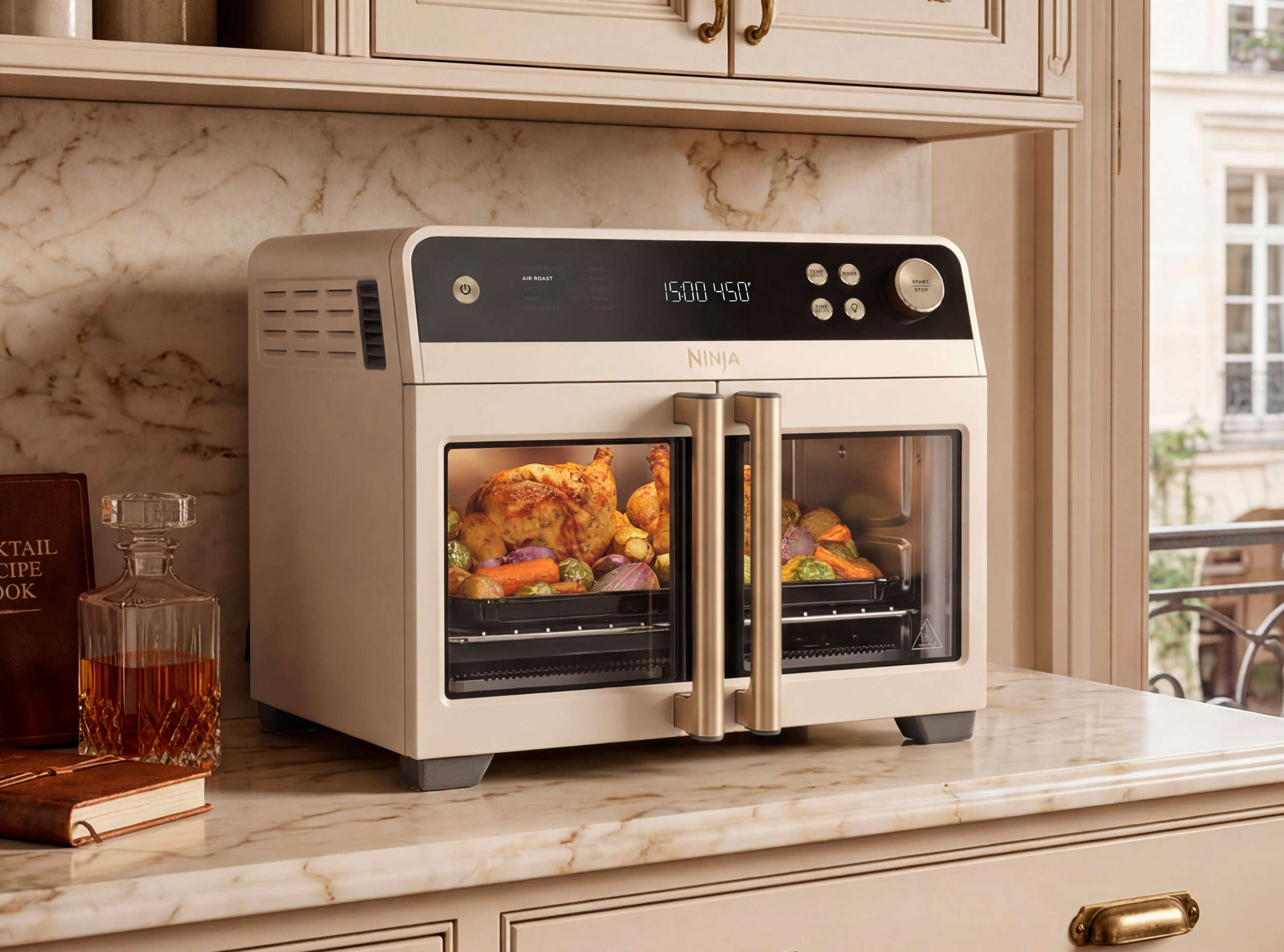Ninja&reg; French Door Marilyn Monroe Premier Air Fryer, Convection Oven, Toaster