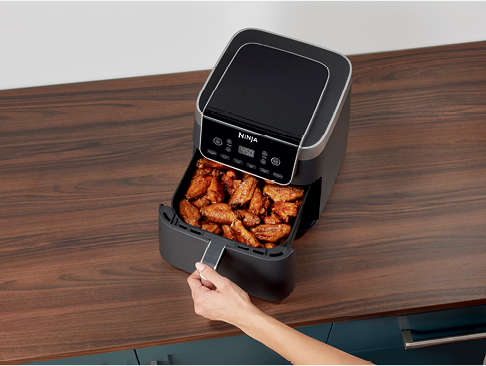 Ninja Air Fryer ニンジャエアーフライヤー1500W Ninja® DoubleStack™ 8 QT & 2-Basket Air Fryer Air Fryers - Ninja