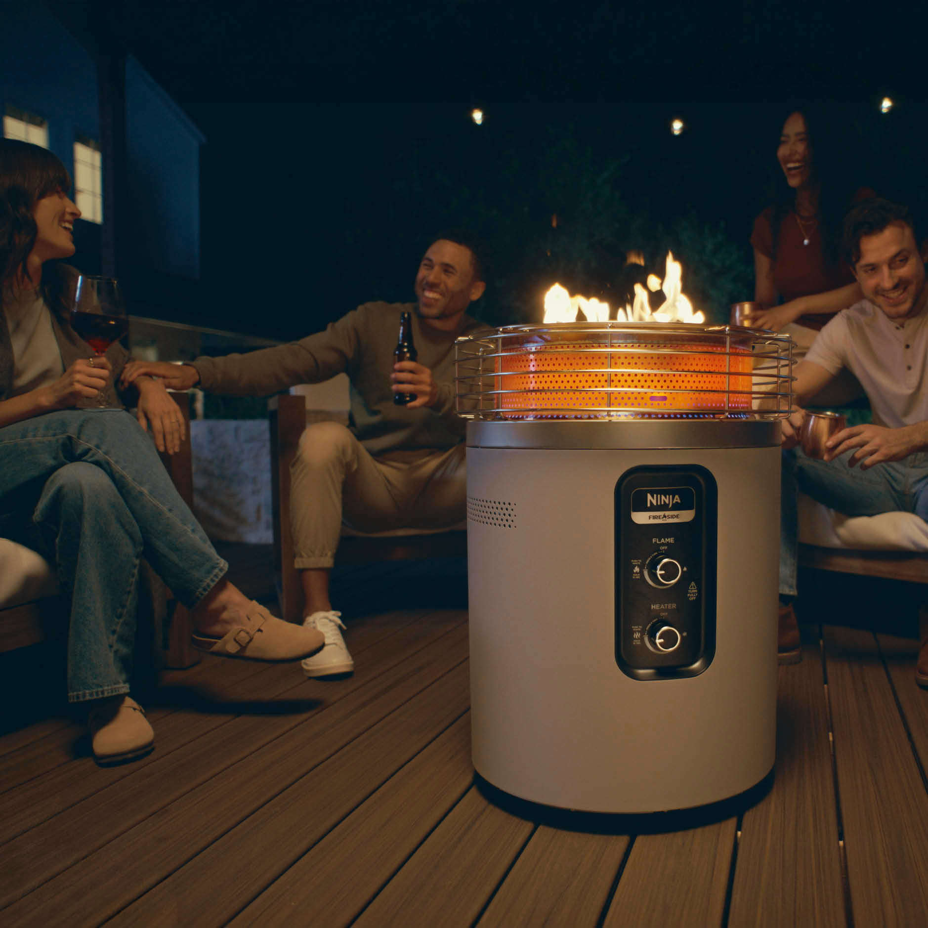 Power heat and smokeless flames at the turn of a dial