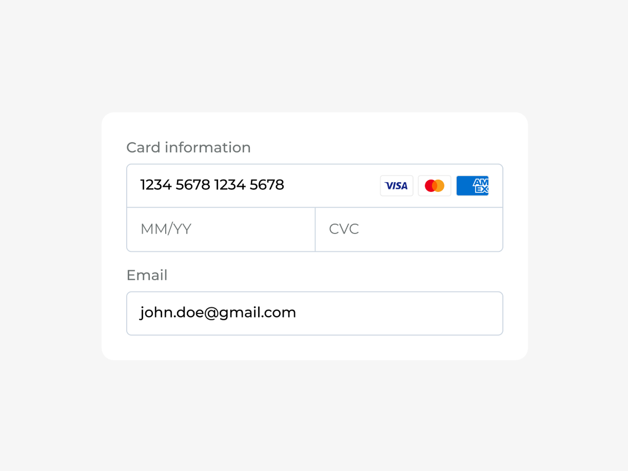 Make your purchase