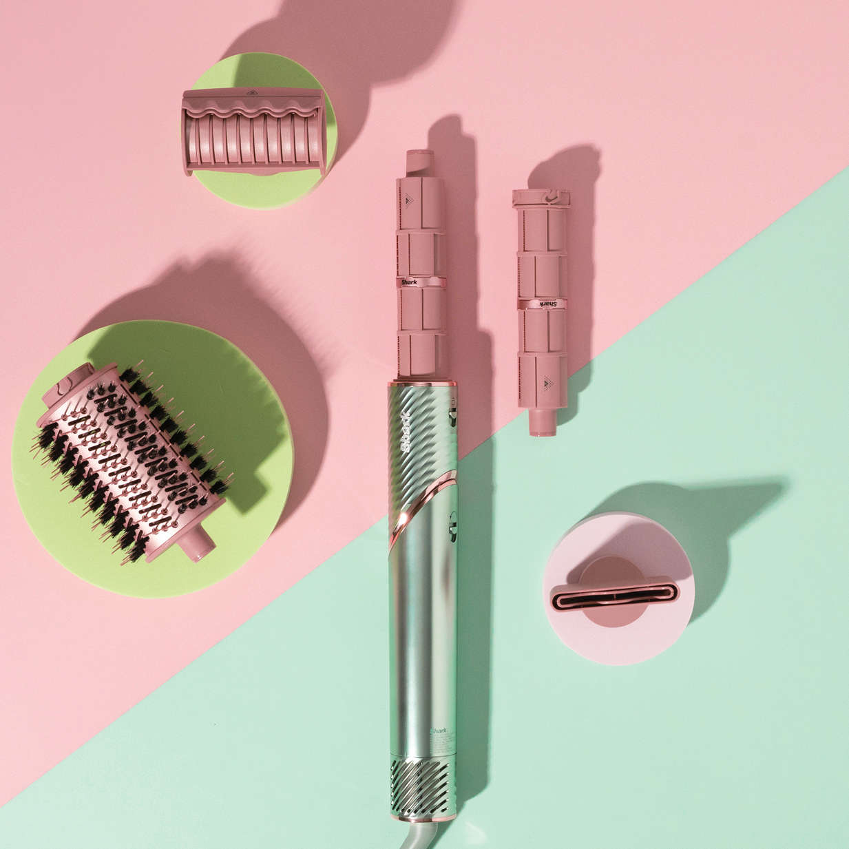 Shark FlexStyle IonCurl Hair Styler in Strawberry Matcha