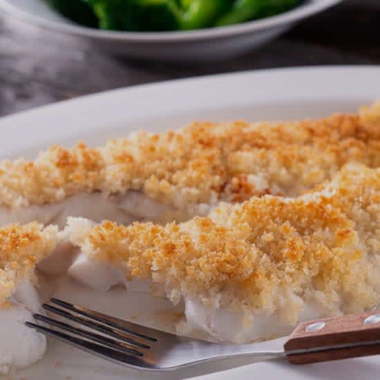 Lemon-Herb Panko Crusted Cod