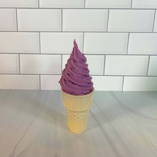 Blueberry Lavender Lite Soft Serve