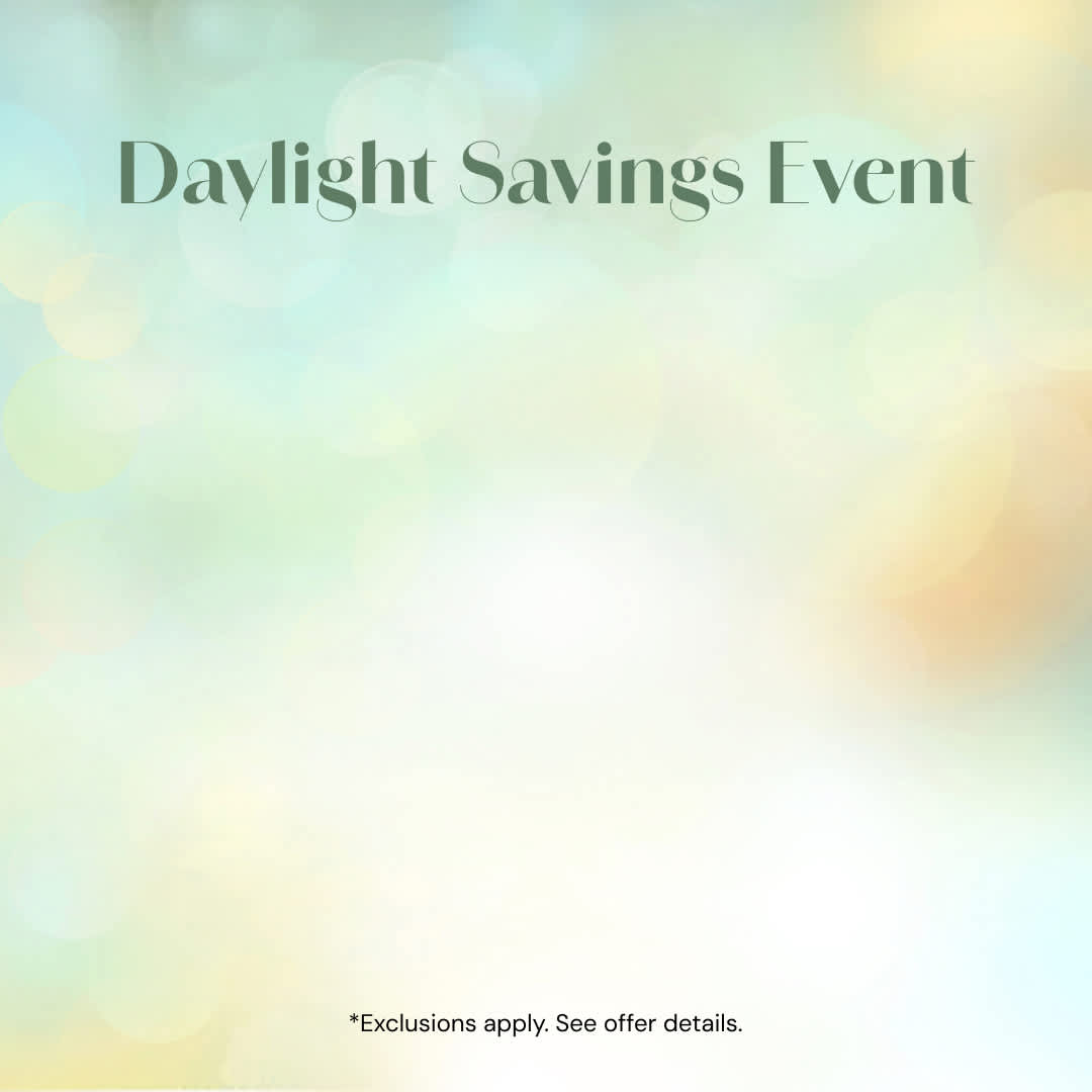 Spring forward and save 20% off* with code SITE.