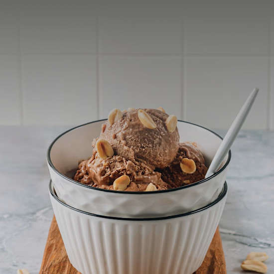 Chocolate Peanut Butter Protein Ice Cream