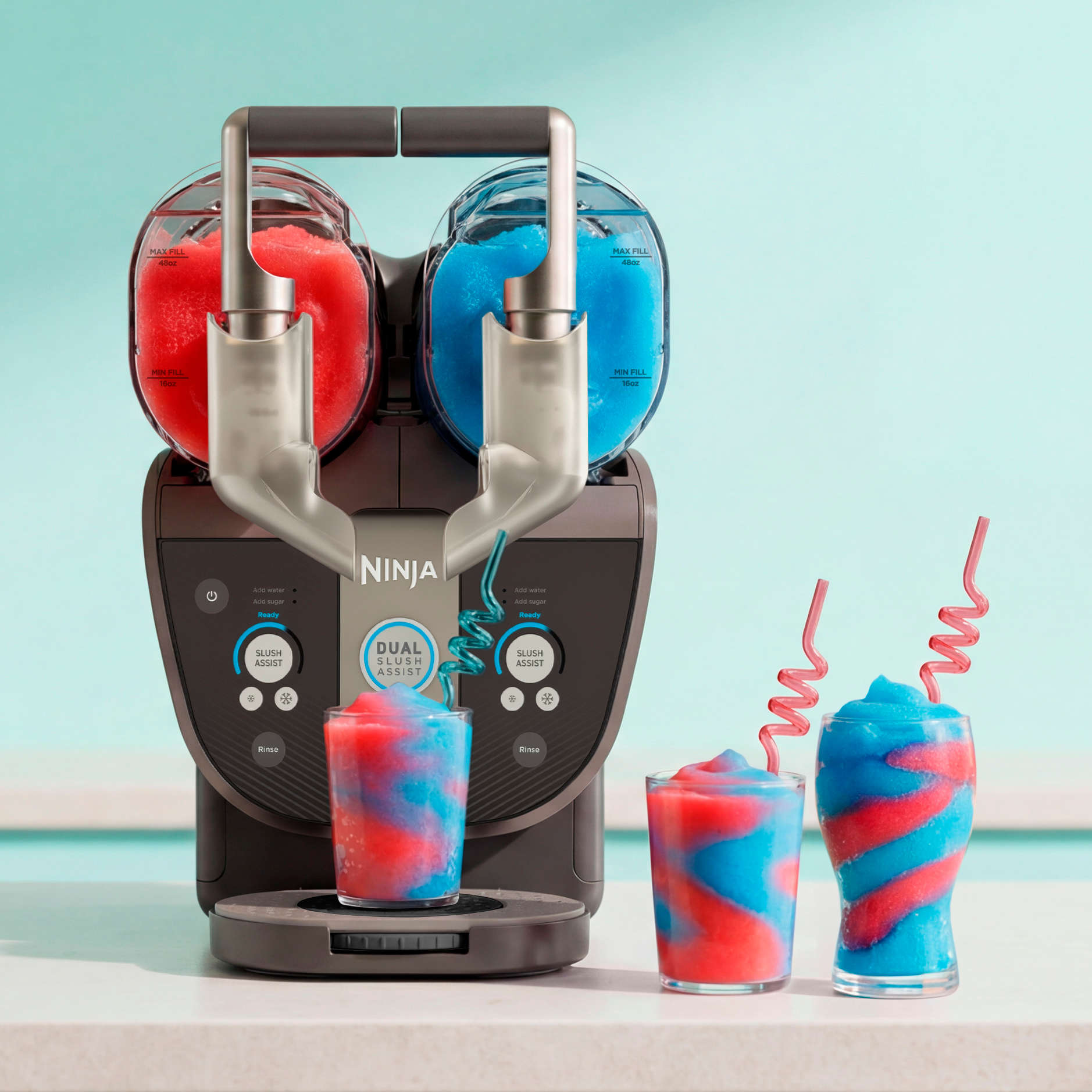 D&eacute;couvrez Ninja SLUSHi TWIST, machines &agrave; granit&eacute;s double saveurs