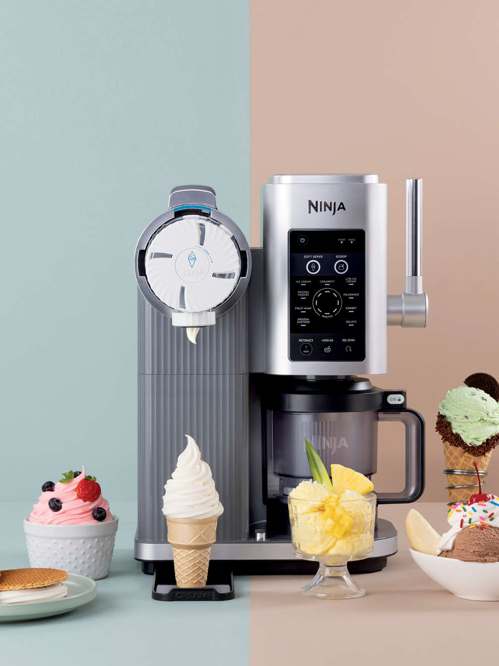 CCクリーム mari_na Ninja Swirl™ by CREAMi® Soft Serve & Ice Cream Machine Ice Cream