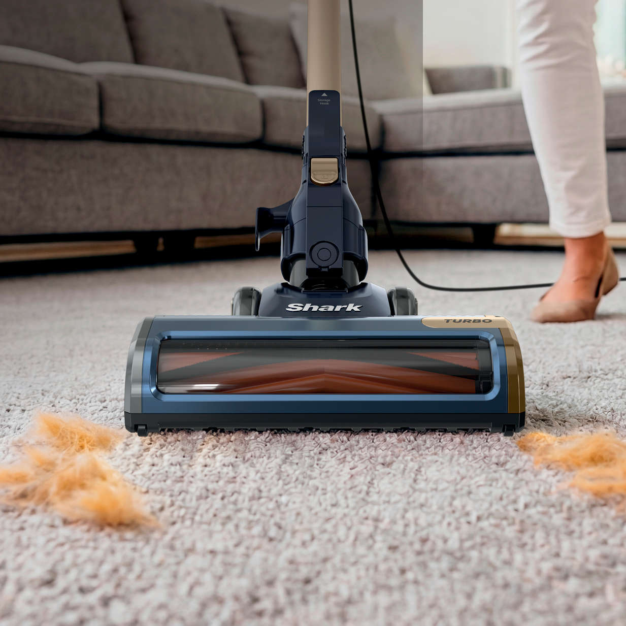 Powerful suction built for pet hair.