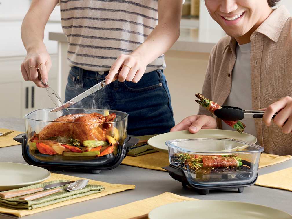 Préparez, cuisinez, conservez avec un même récipient