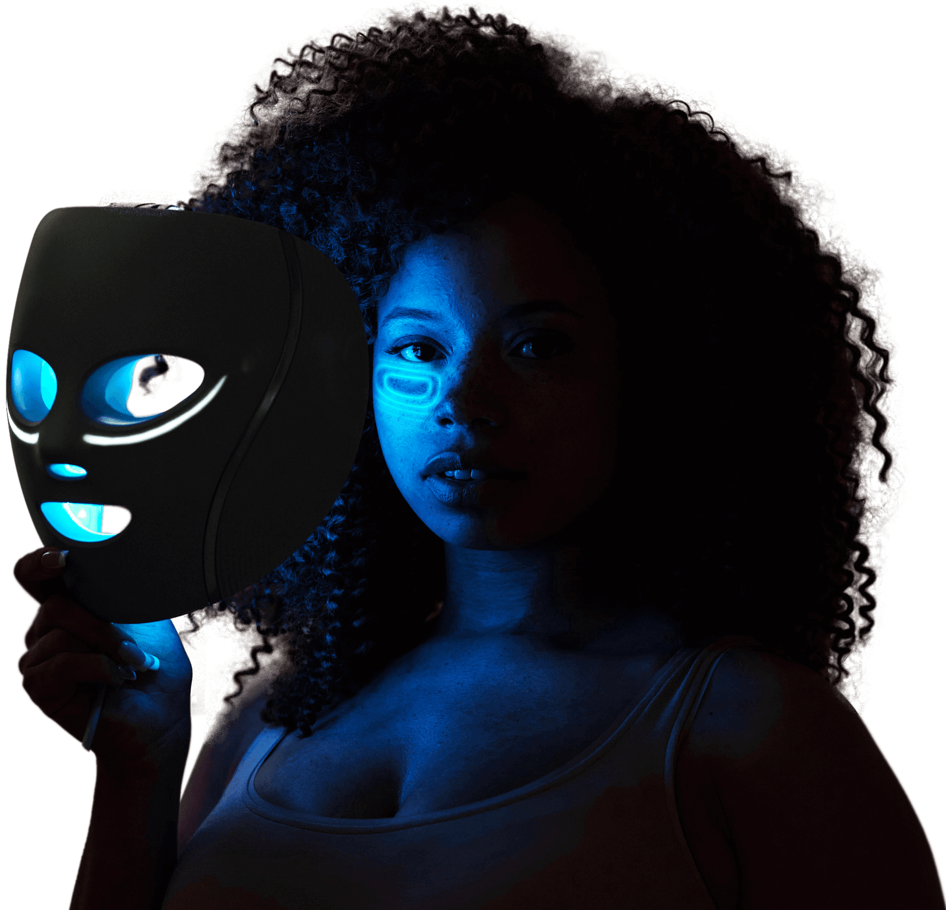 Image of Shark CryoGlow Facial Mask Under-Eye Revive mode