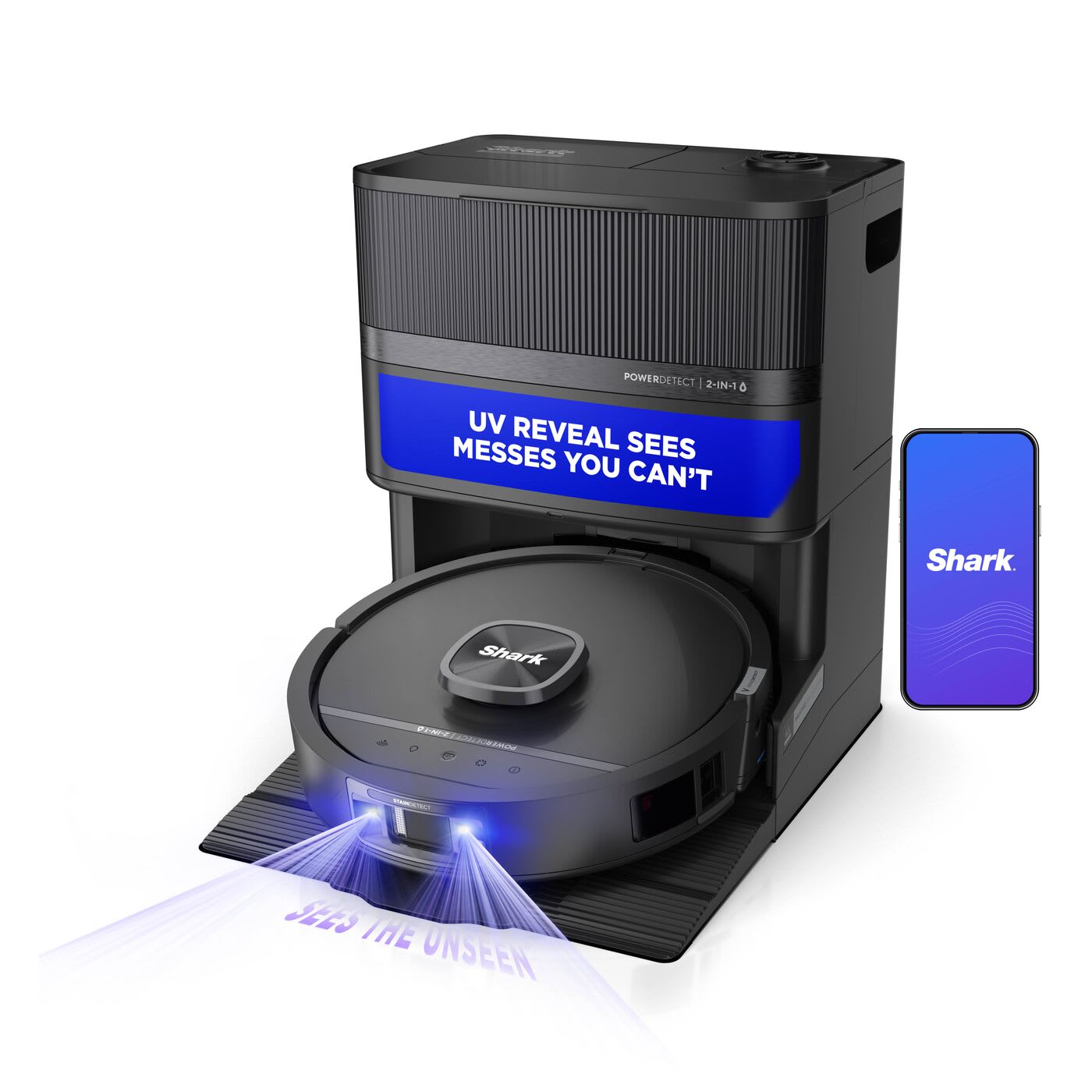 Shark PowerDetect UV Reveal 2-in-1 Vac & Mop Robot Vacuum AV3020XEUK exact Ninja or Shark UK product configuration