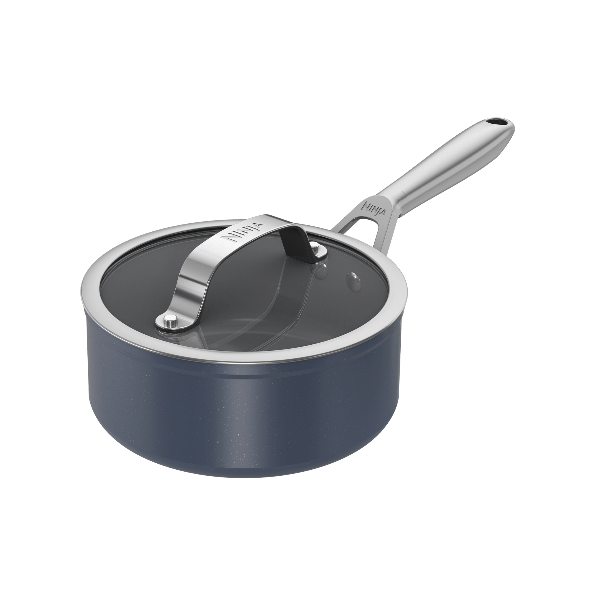 ZEROSTICK Ceramic Pro - 18cm Saucepan​ - Midnight Blue - SharkNinja UK
