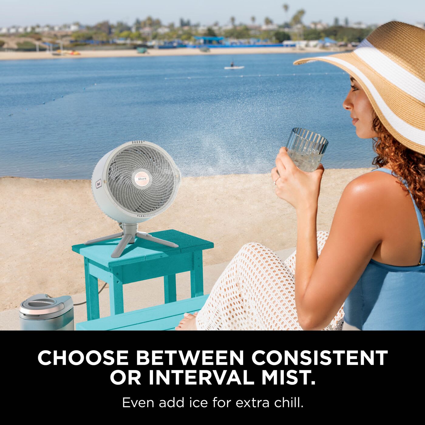 Shark FlexBreeze Pro Mist Indoor & Outdoor Fan & Outdoor Misting