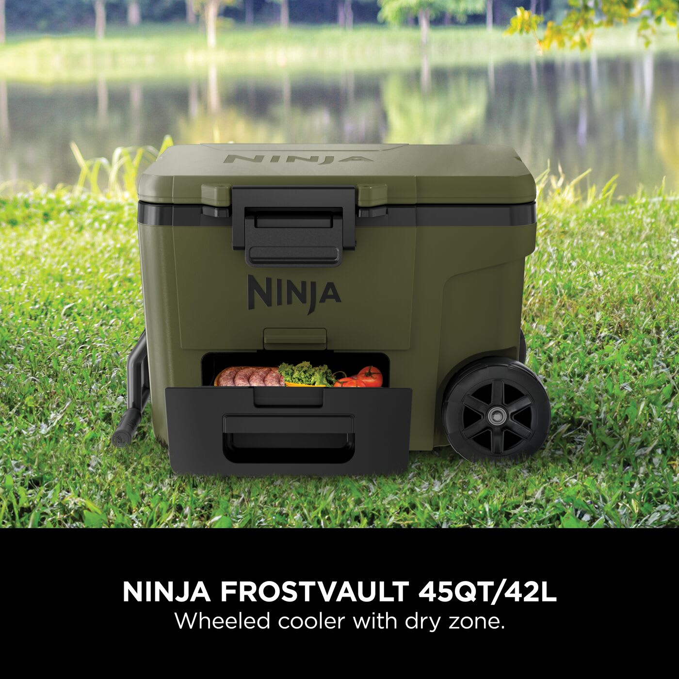 Ninja FrostVault 42L Kühlbox mit Rädern und Trockenzone image 2