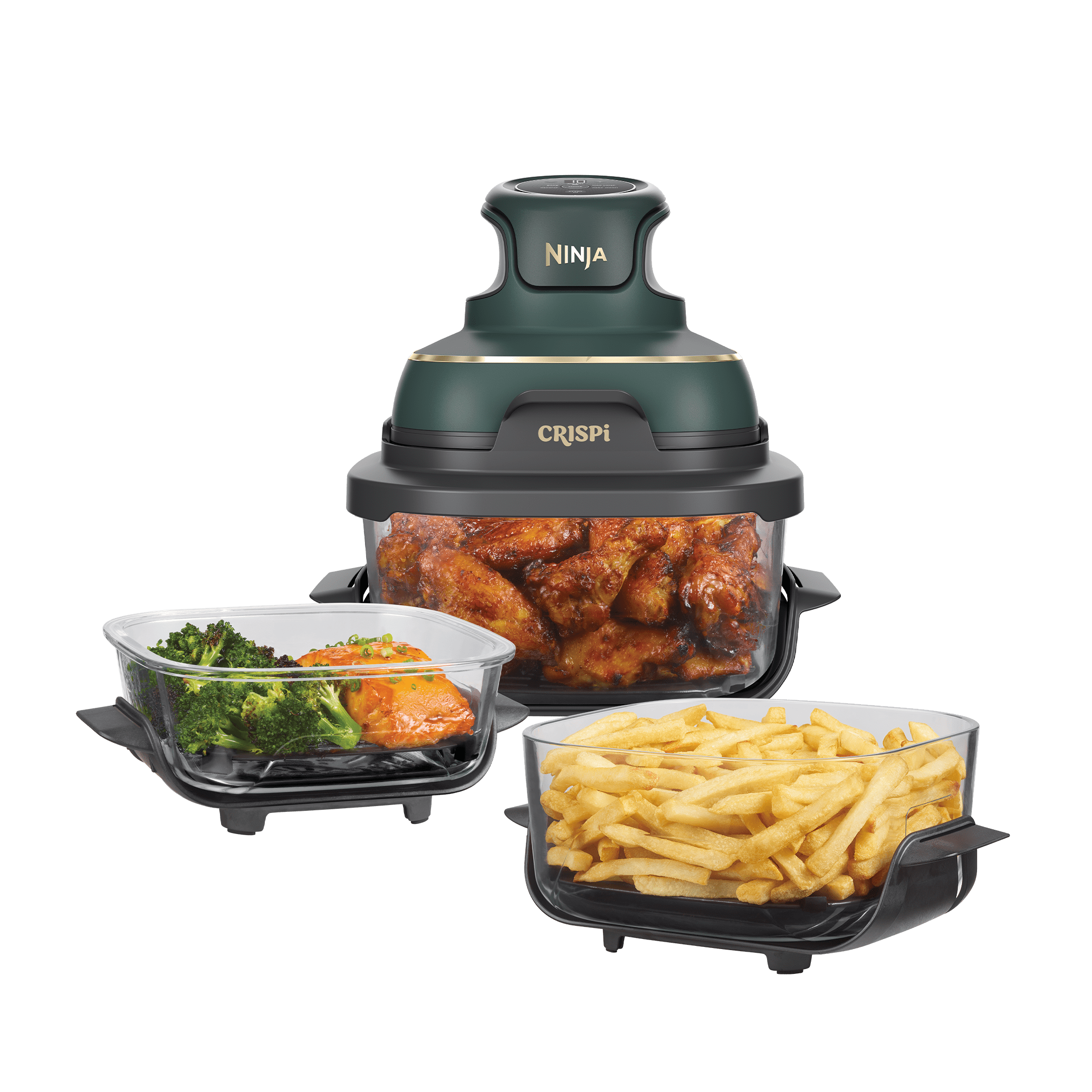 Ninja CRISPi 4-i-1 glasairfryer — Grøn