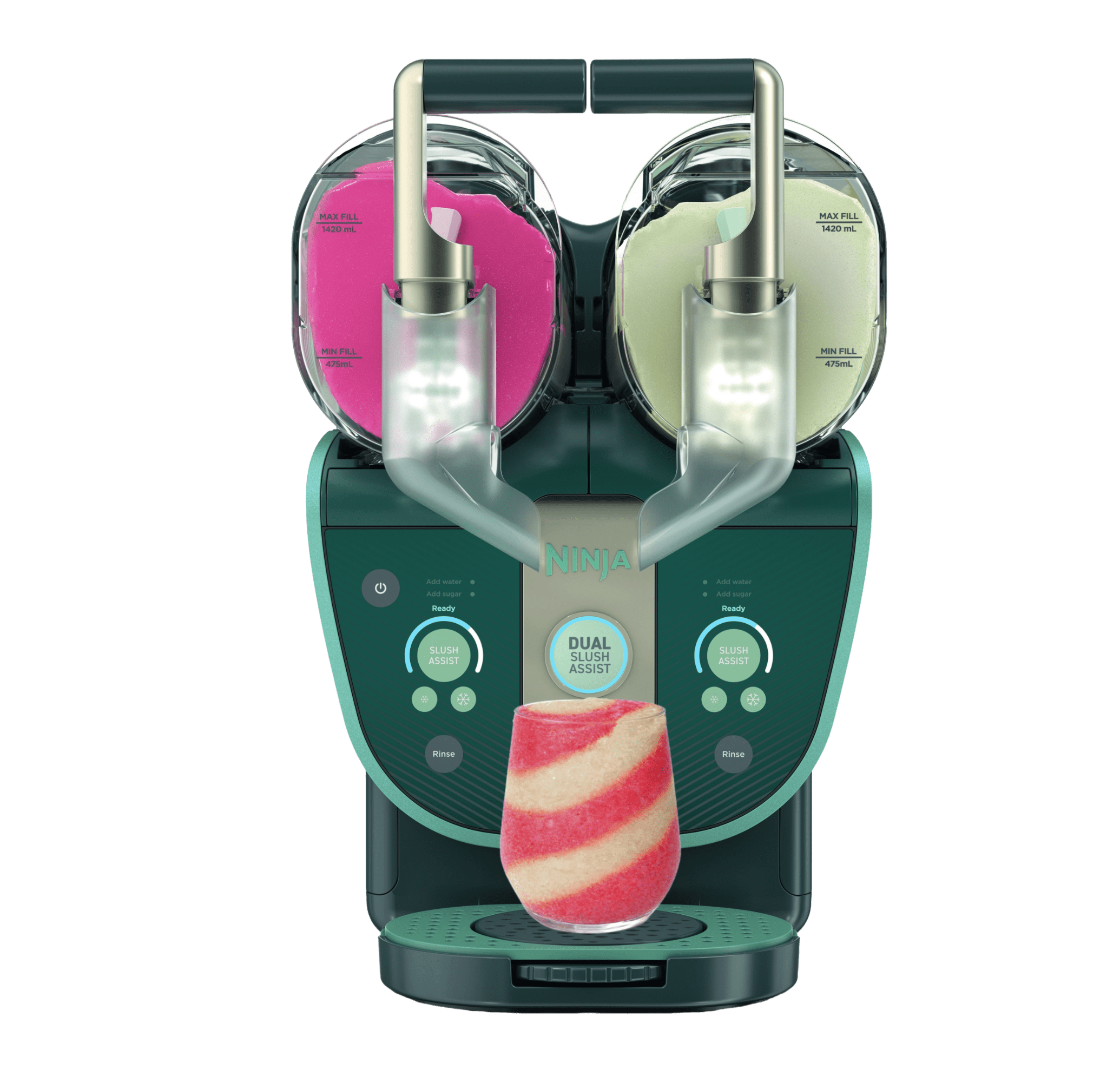 Ninja SLUSHi Twist Frozen Drink Maker - Green