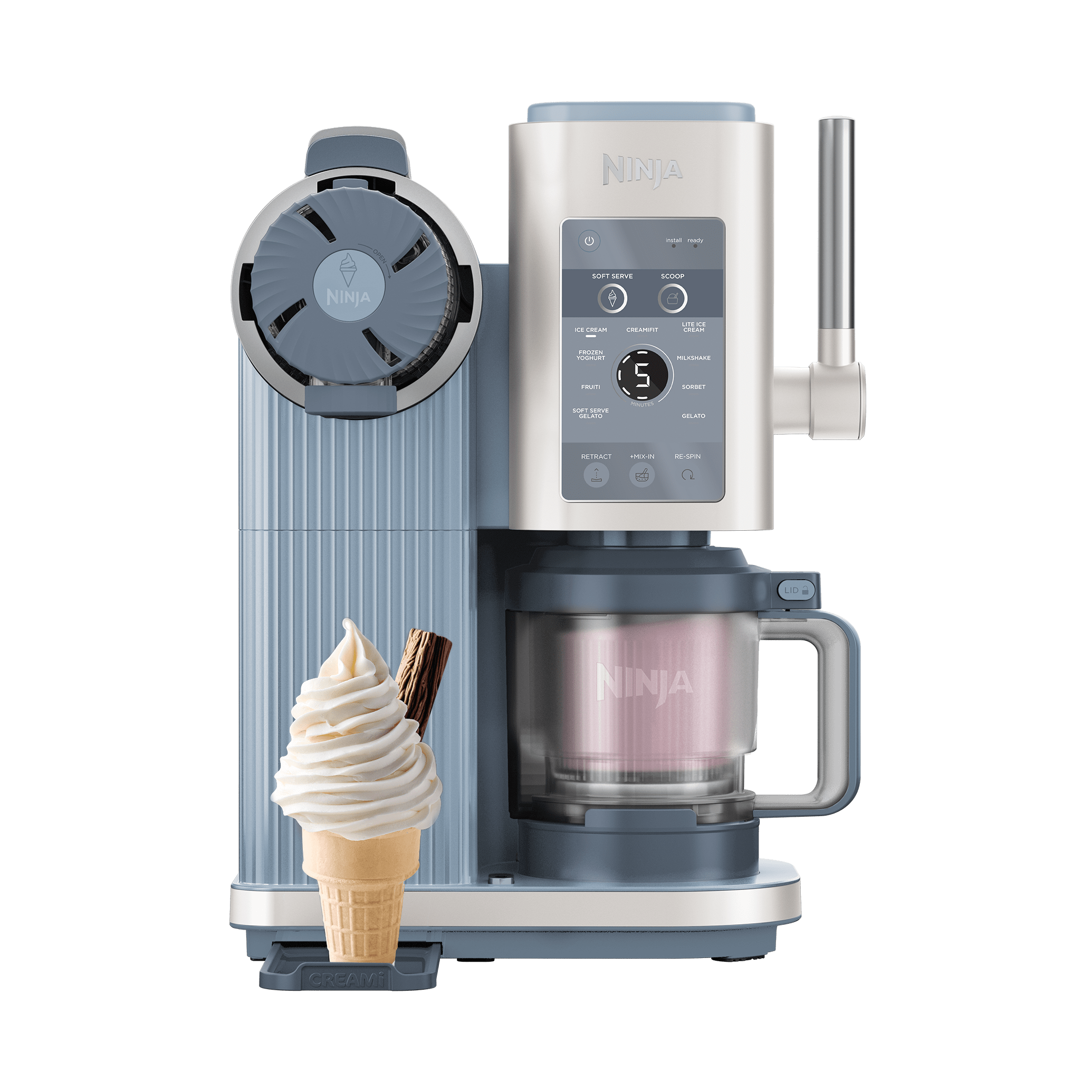 Ninja CREAMi Swirl (2 tarrinas) azul NC702EU