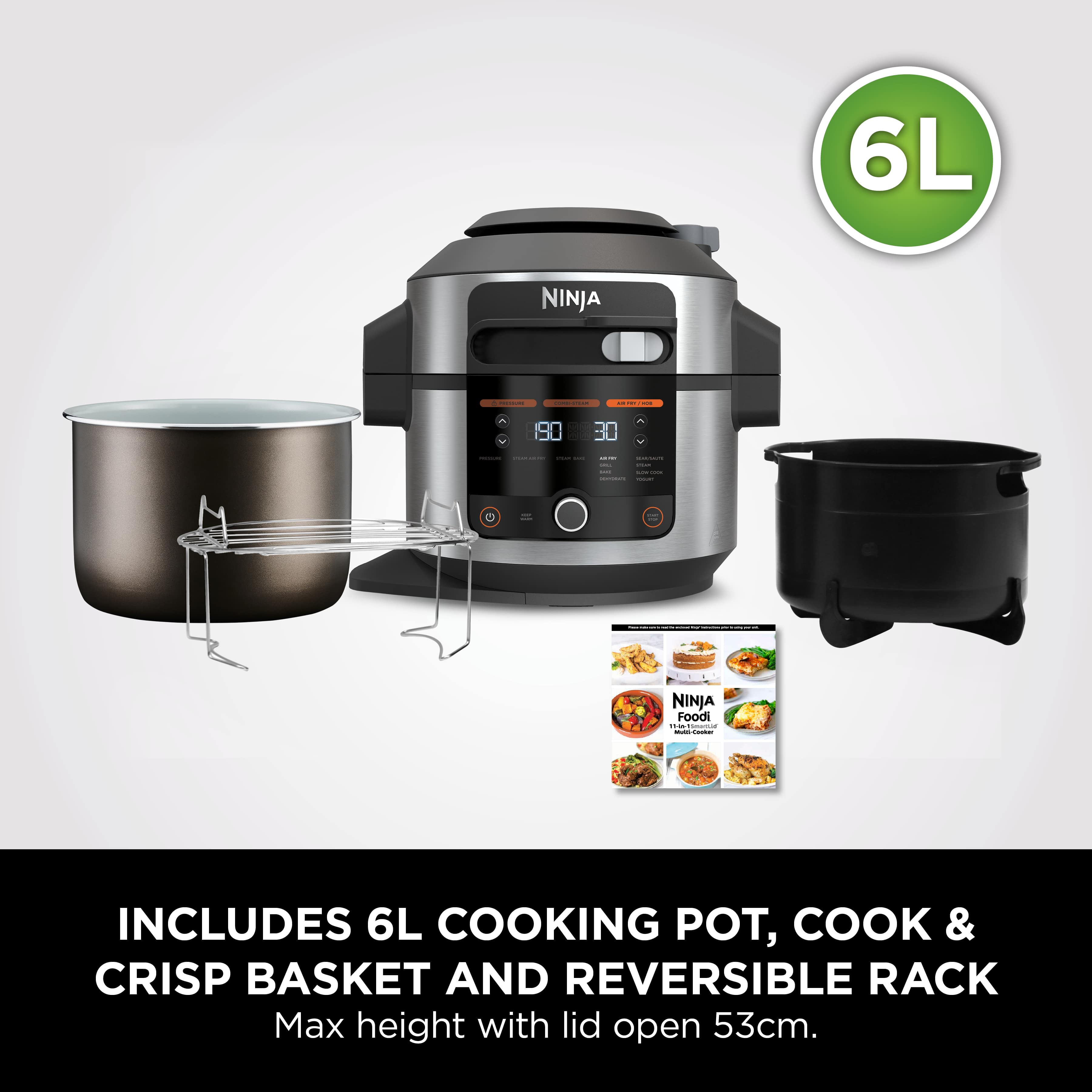Ninja Foodi 11-in-1 SmartLid Multi-Cooker OL550UK thumbnail 2